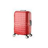 Portable ABS luggage set with 150D nylon interior lining four wheel luggage sets