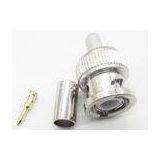 VK20013 3G HD / SDI Male Crimp BNC Connector FOR RG6 RG11 Coaxial Cable