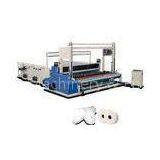 Big Industrial Paper Roll Rewinding Machine 1200mm With Edge Embossing