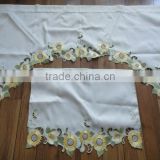 embroidered floral kitchen curtains
