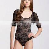 Hot Sale Sexy See-though Lace Long Sleeve Leotard Girls
