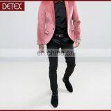 Fabric Fancy Dress Casual Mens Velvet Blazer thumbnail-2