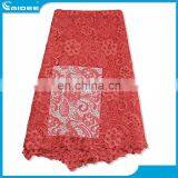 Famous Wedding Gowns Crochet Lace Fabric Made in China thumbnail-1