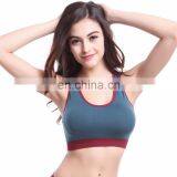 Yihao Fashion Women Fitness Stretch Workout Tank Top Yoga Bra Racerback Padded Sports Bra thumbnail-4