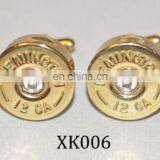 China Supplier Wholesale Mens Cufflinks Fashion Gold Cufflinks Custom Brass Cufflinks thumbnail-1