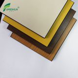 Metallic surface 12mm hpl fireproof compact laminate sheets