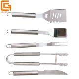 5 Pieces BBQ Tools Included Turner Cleaning Brush Fork Knife & Tong Tool Set thumbnail-1