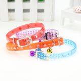 Puppy PVC Collar With Bell Neckband Pet Cat Collar Pet B2 thumbnail-4