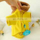 Pet Dog Simba Lion King Puppy Yellow Hoodie Woolen Cloth Clothes Tassel thumbnail-4