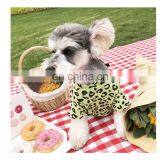 Dog Clothes Leopard Print T-shirt Summer Thin Breathable Pet Shirt Corgi Teddy Schnauzer Pomeranian Clothing thumbnail-1