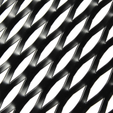 Round Hole Aluminum Perforated Metal Panel 2020 Powder Coated Aluminum Mesh thumbnail-2