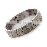 Black Plated Energy Elements Bio Healing Women Magnetic Bracelet for Arthritis thumbnail-4