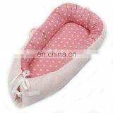 Baby Lounger, Baby Nest Super Soft 100% Cotton and Breathable Newborn Baby Lounger thumbnail-2