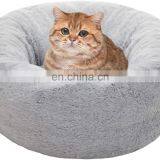 Plush Comfortable Cat Beds for Indoor Cats Washable Donut Cuddler Heated Pet Dog Bed Calming Pet Bed thumbnail-4