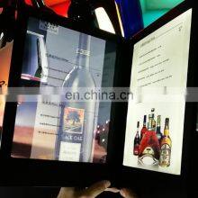 3 Pages Lighting Foldable Portable Battery Operated Acrylic Material Led Restaurant Menu thumbnail-5