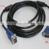 3m Nickel Plated HD15 Pin 3+5 Male to Male Super Monitor Vga Cable thumbnail-1