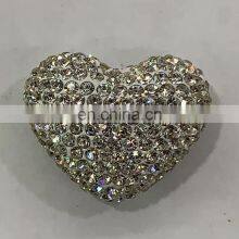 China Natural Stone Crystal ab Heart Shape Beads, White Crystal AB for Jewelry thumbnail-3