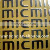 Embossing 3d letter sign