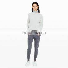 Cashmere Wool Lady Pants Casual Pants With Pockets