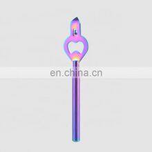 Factory Direct High Quality Color Plating Bar Tool Iridescent Stainless Steel Beer Bottle Opener