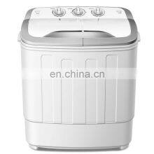Luxurious 11Lbs Portable and Compact Semi Automatic Clothes Mini Twin Tub Mini Washing Machine thumbnail-3