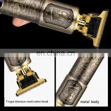 T9 USB Rechargeable Trimmers Man Hair Clippers Hairdressing Shaving Electric Shaver Barber Hair Cutting Machine Trimmer thumbnail-2