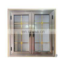 European/american Style Double Glazed Upvc Casement Window Pvc Proflile Swing Windows