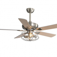 Retro American Style Ceiling Fan Light/Ceiling Fan Light 110V Fan Living Room Light（Wechat:13510231336） thumbnail-2