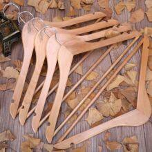 Chinese Supplier Wholesale Angle Wooden Clothes Hanger Divisoria Wood Poster Hanger thumbnail-3