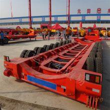 Multi Axle Semi-trailer Wire Spool Semi-trailer Export Low Flatbed Customized Trailer thumbnail-3