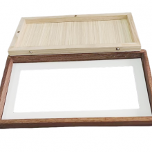 33*16CM Xuan Paper High Quality Entandrophragma Cylindricum Wooden Frame thumbnail-2