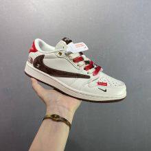 Nike Air Jordan 1 Low Customized AJ Collaboration Low-top Retro Sneakers, Comfortable Women's Running Shoes thumbnail-2
