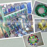 Meatalized/Holographic Christmas Garland Machine