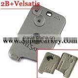 Best Quality Replacement 2 Button Key Card Shell/Case for Renault Velsatis Card thumbnail-1