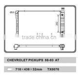 Auto Radiator for CHEVROLET PICKUPS 88-93 AT