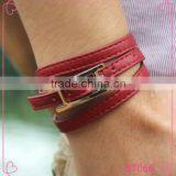Fashion Design Charm Custom Bracelet Mens Leather Bracelet for Men thumbnail-1