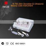 Most Practical Ultrasonic Facial Massage Skin Scrubber 2 in 1 Beauty Machine thumbnail-1