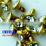 Decoration Strass Rhinestone Metal Rivets,strass Rhinestone Crystal Rivets for Leather thumbnail-1