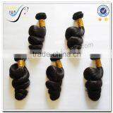 Wholesale Top Quality Spring Curl Natural Black Hair 100% Virgin Human Hair Loose Wave thumbnail-2