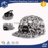 Guangzhou Promotional New Product Flat Short Brim 5 Panel Cap