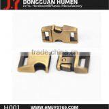 Metal Quick Release Buckle, 3/8 Metal Paracord Buckle With Anti Brass Color