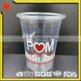 New Product PET Material and Cup Type Plastic 8oz Sorbet Tumbler With Lids