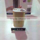 10000mAh Metallic Casing Power Bank With Strong Led Torch Light Power Bank