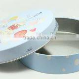 2015 New Design of Round Tin Box / Candle Metal Packaging Box