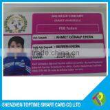 PVC Portrait ID Card With TK4100 RFID Chip