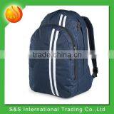 Two Zipper Compartment Polyester Material High School Backpack thumbnail-1