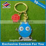 Customized Soft Enamel Medical Volunteer Metal Keychains