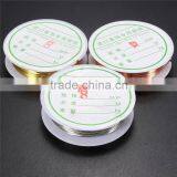 Best Price 0.8mm Jewelry Accessories Making DIY Essential Silver Gold Plated Copper Wire Craft Beads Jewelry Cord thumbnail-6