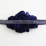 Latest Burned Satin Flower Headband For Kids,Top Stretch Headband For Girls Quality Choice thumbnail-6