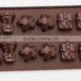 X'mas Gift Shape Silicone Chocolate Mold thumbnail-1